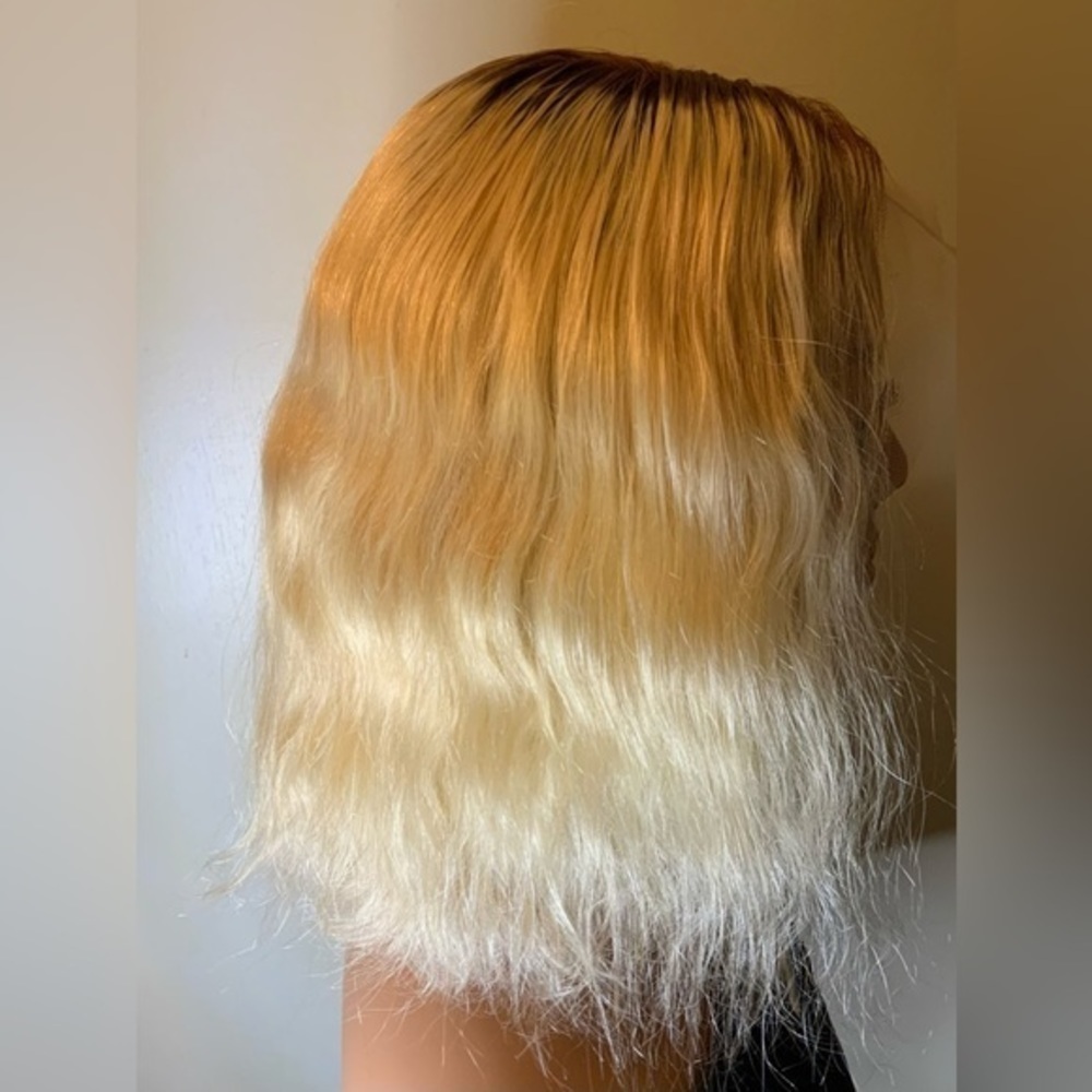 BC115 Human Hair lace Front t-part Wig - Picture 11 of 13